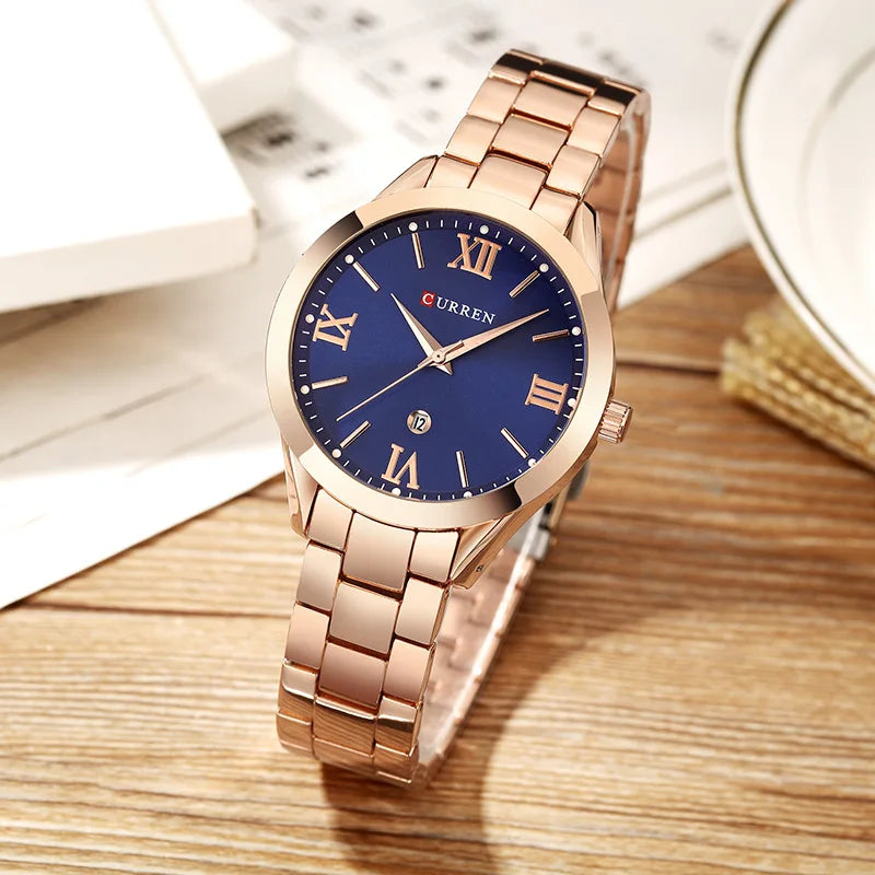 Relógio feminino Dourado Tamanho de 36mm
