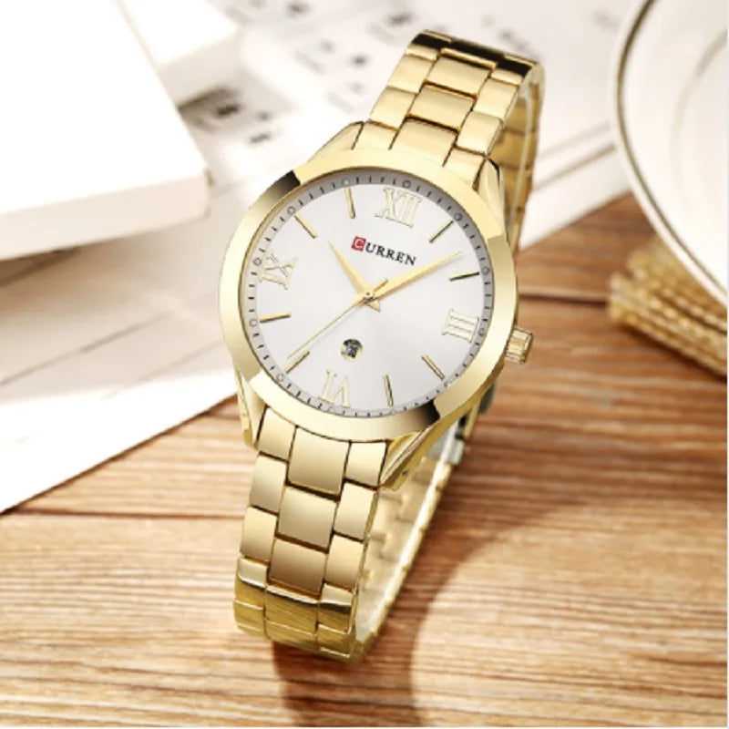 Relógio feminino Dourado Tamanho de 36mm