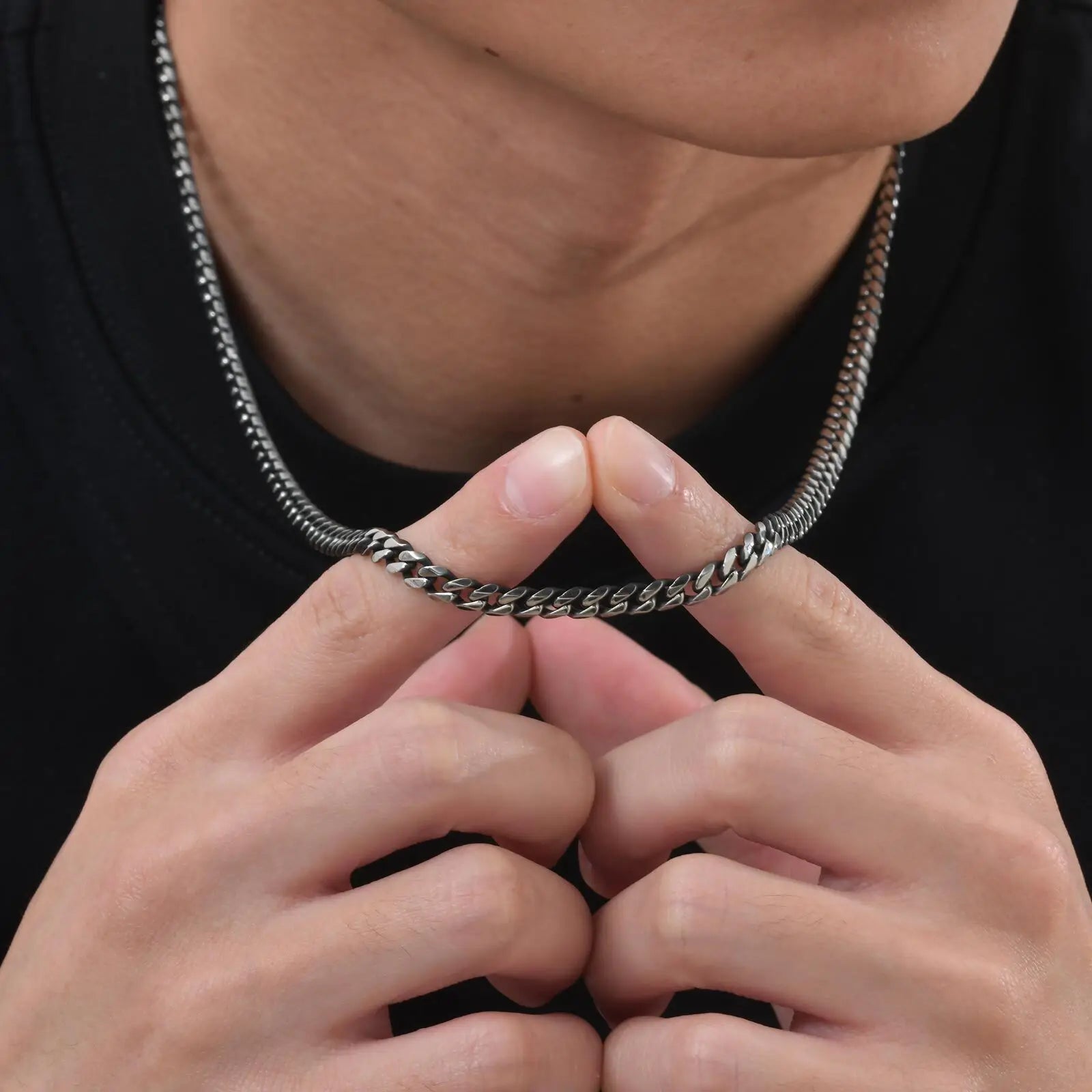 Corrente Masculina modelo vintage
