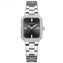 Relógio feminino 23mm com caixa retangular