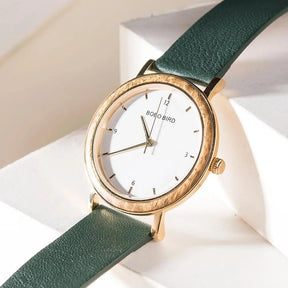 Relógio feminino Timepiece Ultra-fino