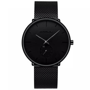 Relógio masculino Slim Black - Arara Verde