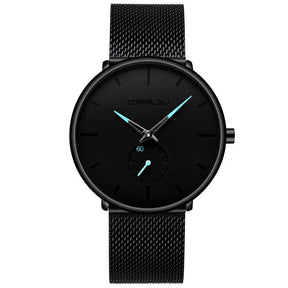 Relógio masculino Slim Black - Arara Verde