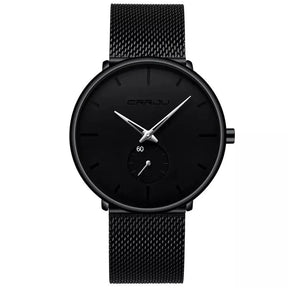 Relógio masculino Slim Black - Arara Verde