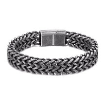 Pulseira em manha de aço inoxidável