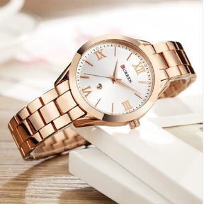 Relógio feminino Dourado Tamanho de 36mm