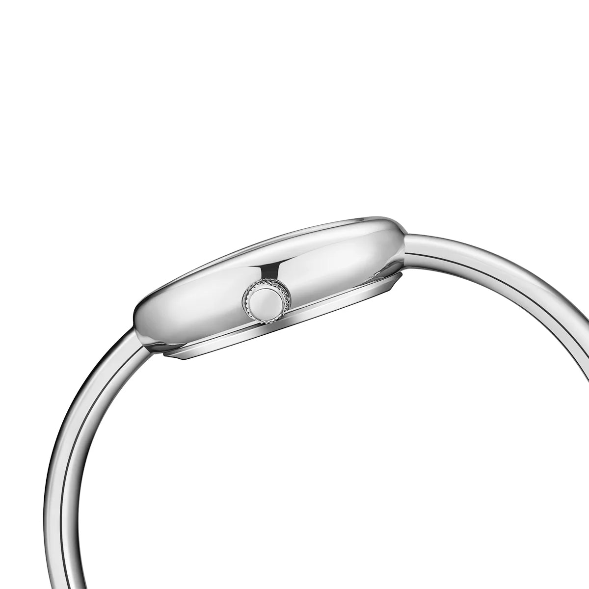 Bracelete relógio feminino caixa oval com pulseira de 5mm